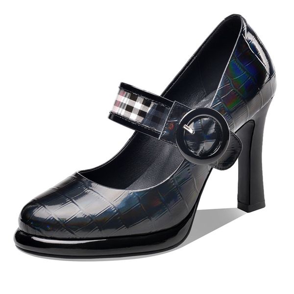 

new women pumps 2020 new spring summer fashion high heels platform shoes woman dress party office ladies shoes pumps, Black