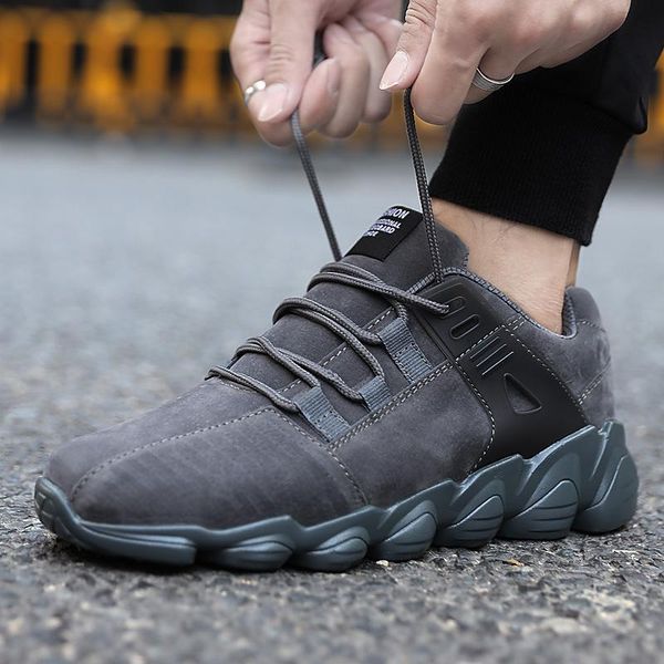 

2020 осень спортивные кроссовки корейская спортивная обувь на воздушной подушке дышащая трикотажная поверхность открытый повседневная обувь, Black