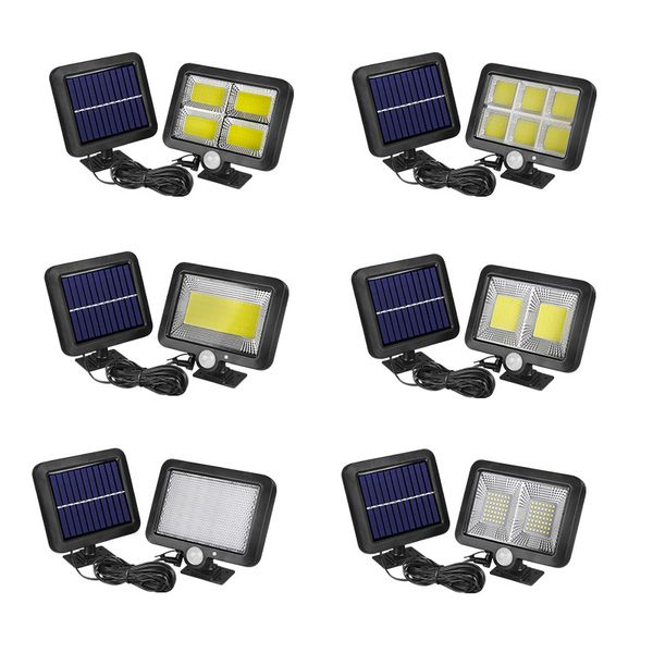 

solar led outdoor lighting ip65 waterproof sun power wall lights pir motion sensor outdoor emergency light for garden industrial garage