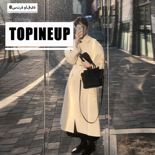 

2019 new arrival loose long retro women trench coat solid color single breasted a-line sashes elegant female windbreaker, Tan;black