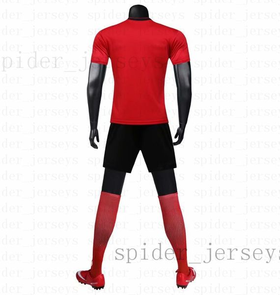 

2019 New Men's Sports Football uniform 2018 DIY Customized Putuan Training Suit Breathable Short Shirt 59565585484
