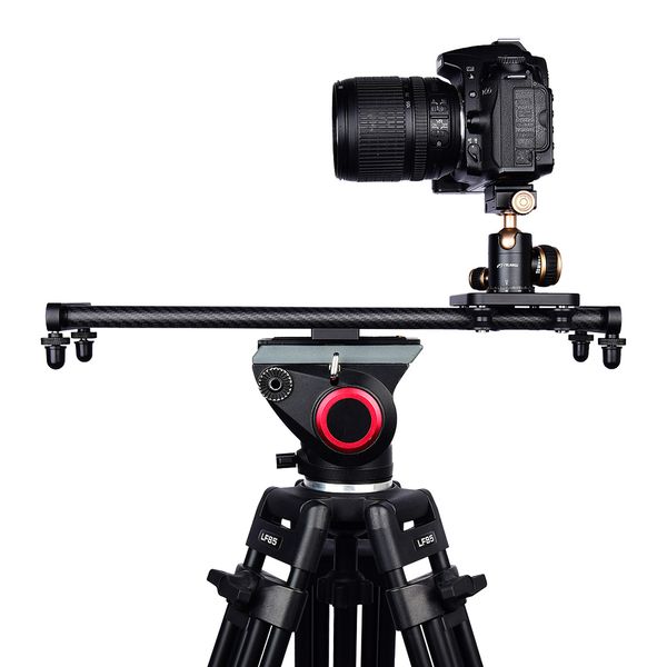 

adjustable carbon fiber dslr camera slider dolly track video stabilizer rail