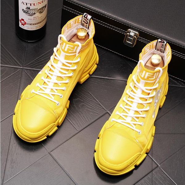 

Мужских High Top моды кроссовки Luxury Trend Комфортных Люди Повседневная обувь Открытого