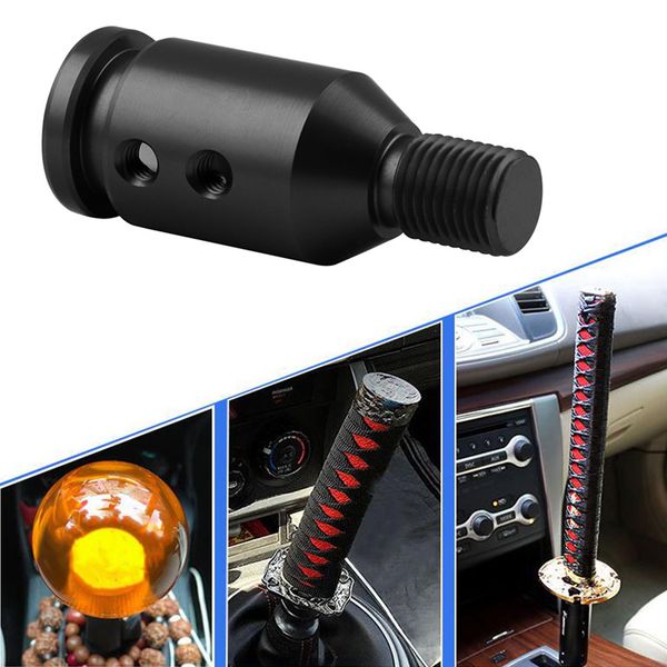 

aluminum alloy practical multi colored durable shift knob adapter useful for non threaded shifters solid m12x1.25 easy install
