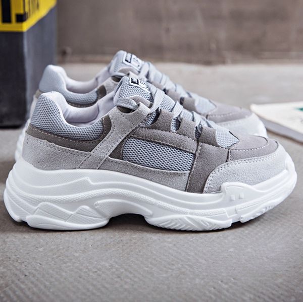 

women's outdoor sport walking shoes height platform sneaker casual running shoes