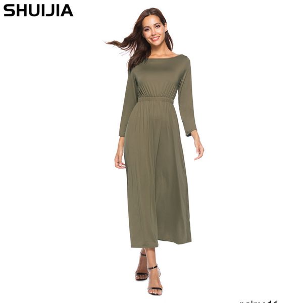 

женские дизайнерские характера воротник сплошной цвет платья wjwo, Black;gray