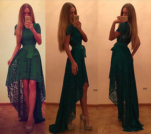 

vintage formal lace long maxi dress party gown lady women clothing dresses summer, Black;gray