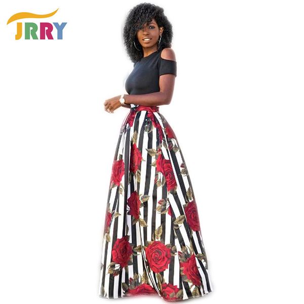 

jrry new two pieces casual women maxi dresses short sleeve black long pattern floral dress plus size 6xl vestidos, Black;pink