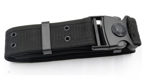 

09-style 09 style training woven security nylon tactical belt adjustable black oxford outdoor training outer belt, Black;brown