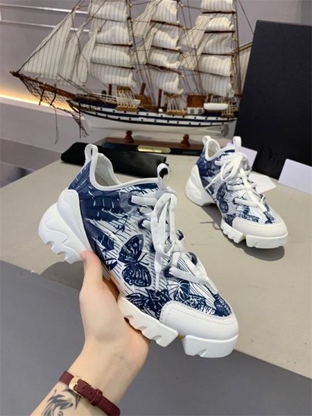 

new mens casual shoes platform fashion luxury designer women sneakers leather vintage trainer shoes espadrilles, Black;red