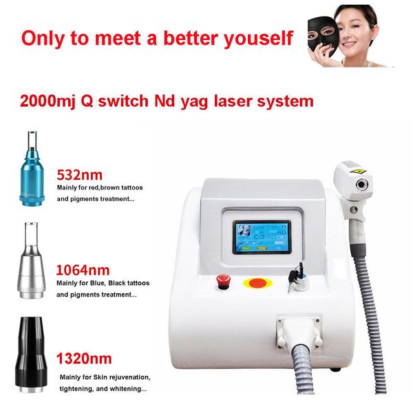 

Profe ional high power nd yag la er tattoo removal machine 1064nm 532nm 1320nm pigment tattoo removal machine