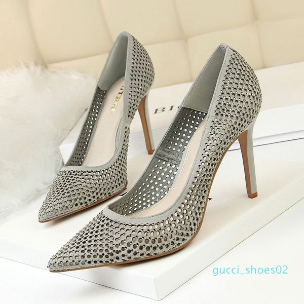 

heels escarpins hauts talons glitter heels zapatos fiesta mujer elegante wedding shoes zapatos de mujer high heels shoes g02, Black