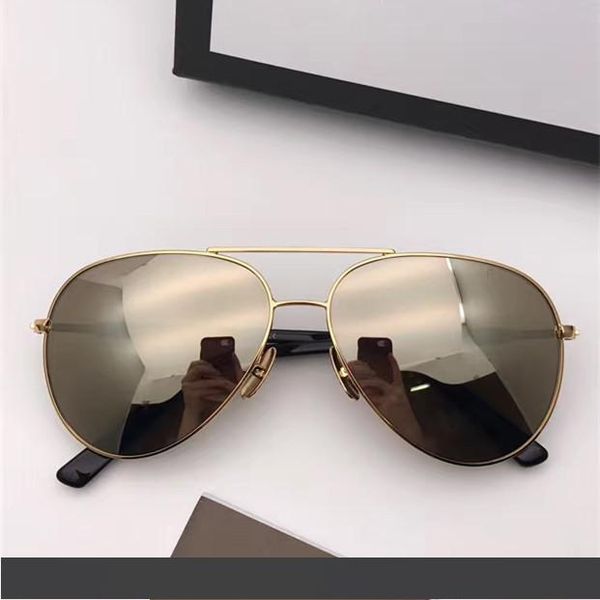 

7005 popular sunglasses luxury men brand designer fashion square summer style with the bees uv protection lens come with case, White;black