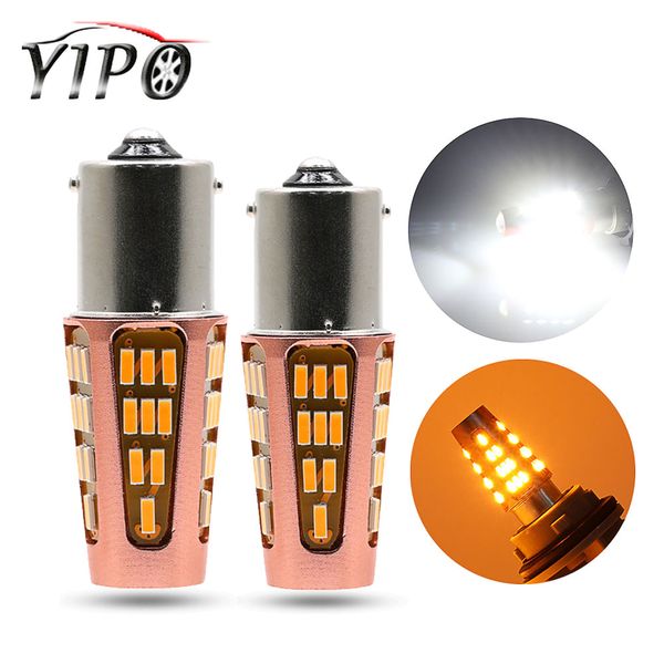 

2pcs car reverse light 1156 led ba15s p21w p21/5w bay15d 1157 led 3014 48smd car tail brake lamp bulb 12v auto signal lights 12v