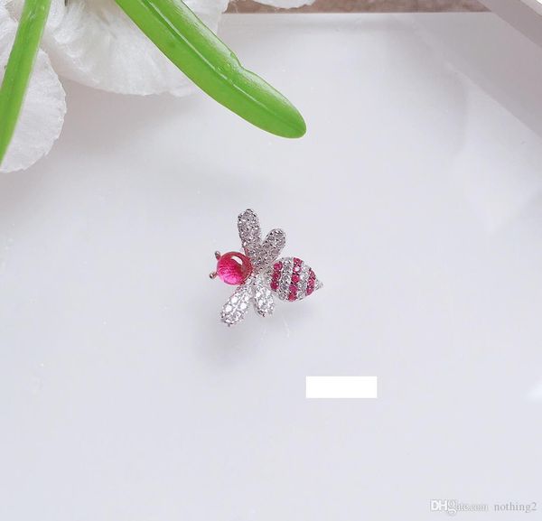 

2019 роскошная брошь новая пчелиный форма броши булавки дизайнер ювелирных булавки для женщин броши женщин ювелирных подарков, Gray