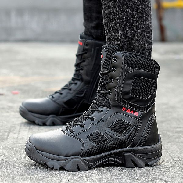 

high tactical boots men shoes waterproof hiking shoes outdoor hunting boots mountain man desert combat
