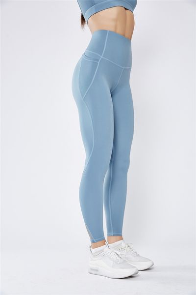 

gym clothing yoga-pants fitness leggings high-waist tight sport-wear woman in tight yoga pant push-up seamless, White;red