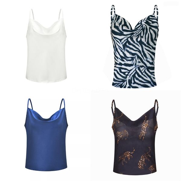 

fashion women summer loose sleeveless casual tank blouse vest #392, White