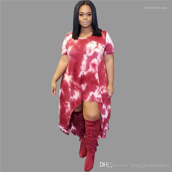 

designer flora print dresses crew neck short sleeve loose female clothing fashion style casual apparel 4xl womens summer, Black;gray