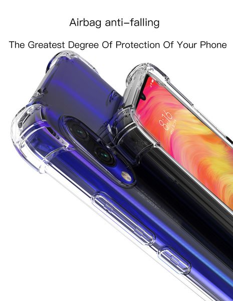 

stock x case for xiaomi redmi note 8 7 6 5 5a 4 4x transparent tpu set for the first telephone cover a+++