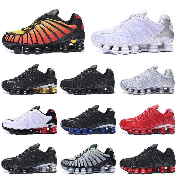 

скидка tl mens trainer кроссовки металлик серебряная глина тройной черный университет красный белый серебряный мужские спортивные кроссовки