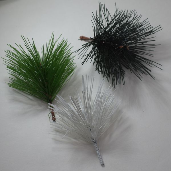 

10pcs artificial plant pine needles xmas tree garland wreath decoration diy mixed branchs christmas ornament decoration supplies