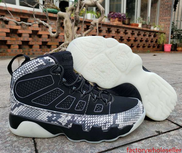 

9 9s black white snakeskin dream it do it unc basketball shoes la oreo university blue bred space jam melo men sports sneakers