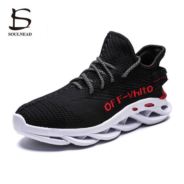 

men's running shoes 2019 new mesh breathable cushioning sneakers boys outdoor sports shoes lightweight walking for man