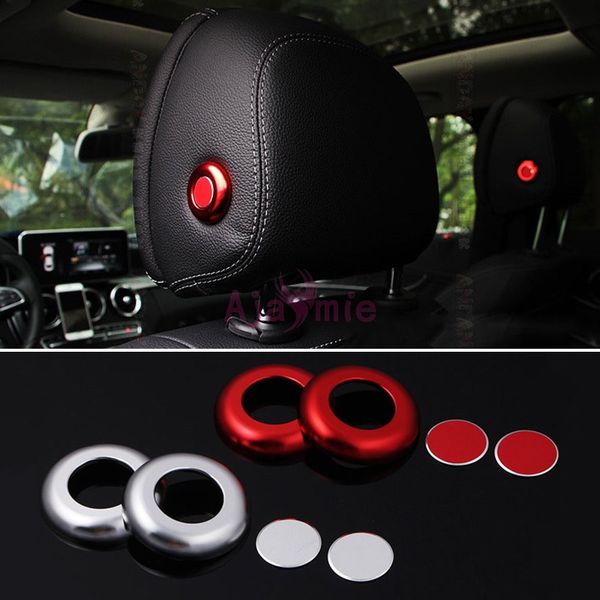

chrome for a c class glc ml gl gle interior moulding trim headrest lap adjust cover car styling accessories