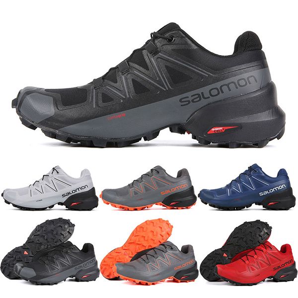 

Top Salomon Speedcross 5 CS Running for Men Black White Grey Blue Red Trainers Waterproof Athletic Sports Sneakers 7-11.5