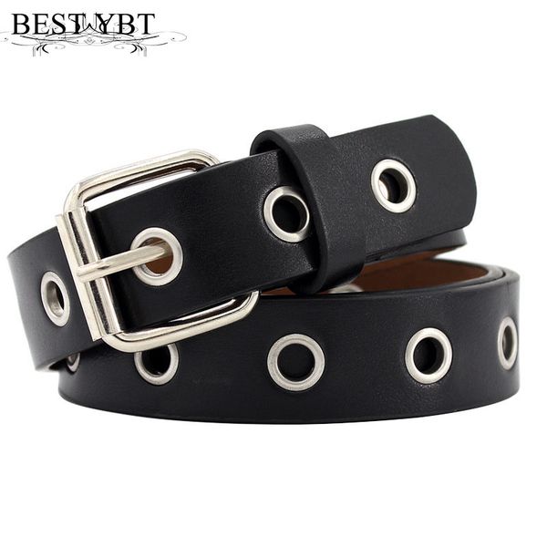 

ybt women belt new students hollow belt fashion casual alloy pin buckle women cowboy pants, Black;brown