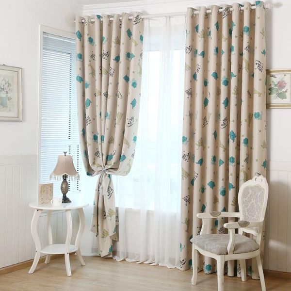 

lovely cartoon animals blackout curtains for children living room bedroom kids decorative drapes window treatments