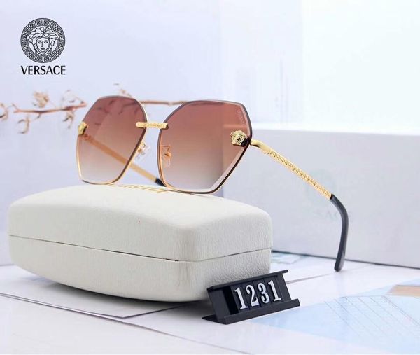 

лето женщины мужчины металлические дизайнерские солнцезащитные очки роскошные солнцезащитные очки поляризованные очки модель 1231 uv400 6 ва, White;black