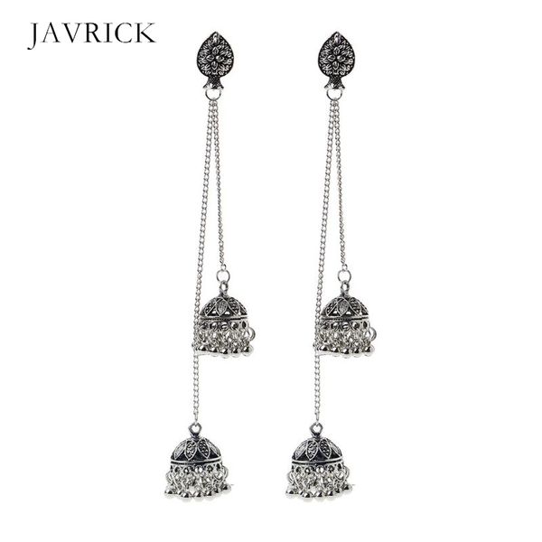 

vintage bollywood gypsy earring oxidized silver traditional jhumka jhumki dangle earring jewelry women ear jewelry gift