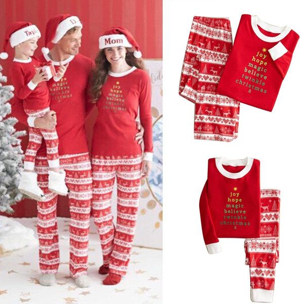 

christmas children family pajamas sleepwear nightwear clothes pyjamas, Blue