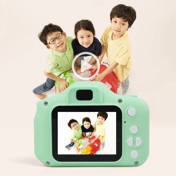 

hd screen chargable digital mini camera kids cartoon cute camera toys outdoor pgraphy props for child birthday gift