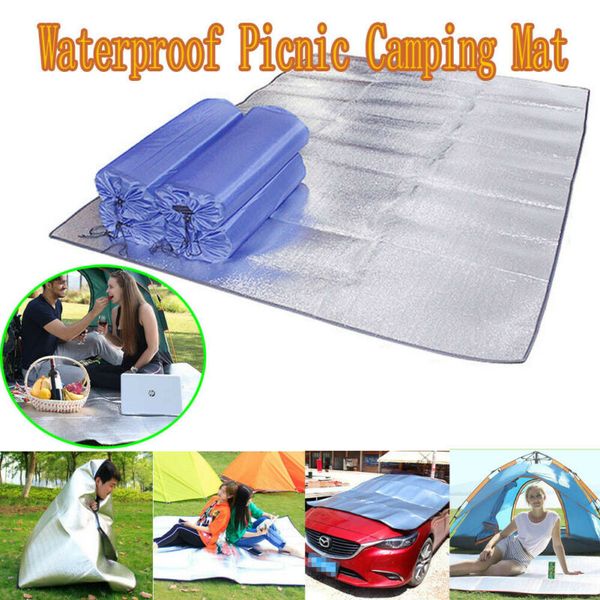 

extra large beach mat rug picnic blanket waterproof camping travel pack pocket pad