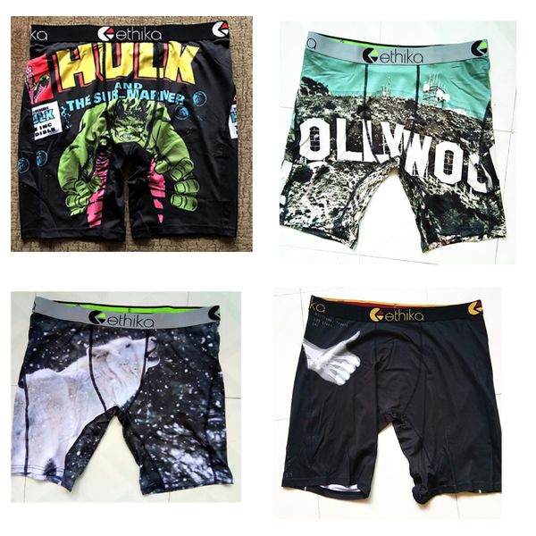 

ethika мужской скобы белье аркада пак люди печать спортивного хип-хоп рок акцизных боксеров скейтборда уличной моды натяжных леггинсы быстро, Black;white