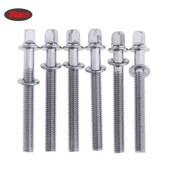 

36 pieces 60mm drum tension rods with washers / drum screws / tension screws