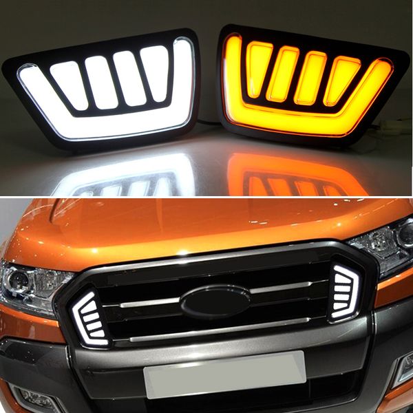 

ranger t6 mk2 2015 2016 2017 waterproof led drl daytime running light daylight fog lamp with turn signal style relay