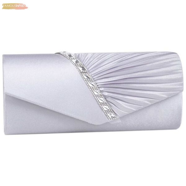

tftp ladies diamond plain ruffle party prom lady bridal evening envelope clutch bag
