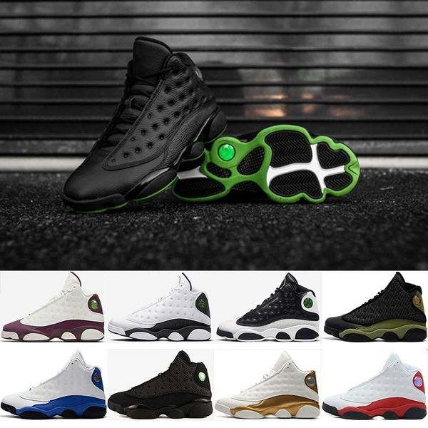 

flint quality 13 xiii mens women basketball shoes bred navy game hologram toe high white black grey teal sport sneaker