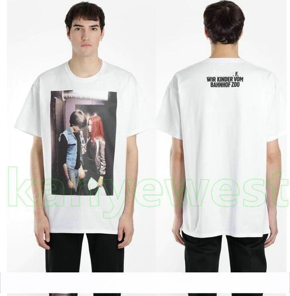 

18ss summer street wear luxury fashion men boy and girl stamp cotton tshirt casual women tee designer t shirts s-2xl, White;black