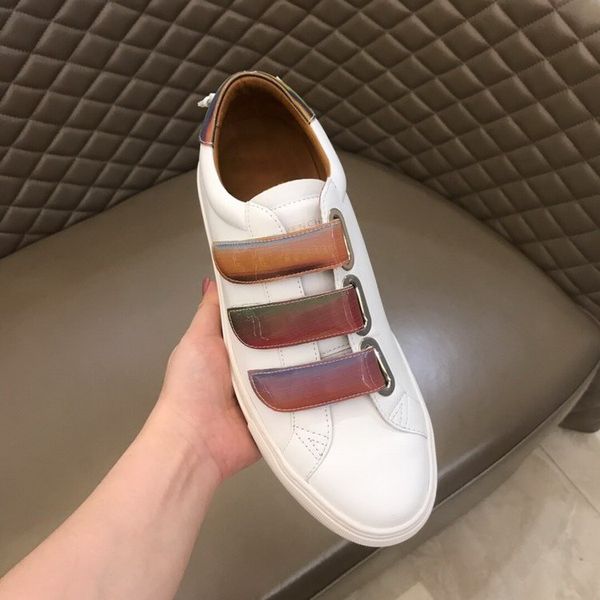 

fashion brand designer shoes for man fancy low real leather rubber sole summer winter designer sneakers with box, Black