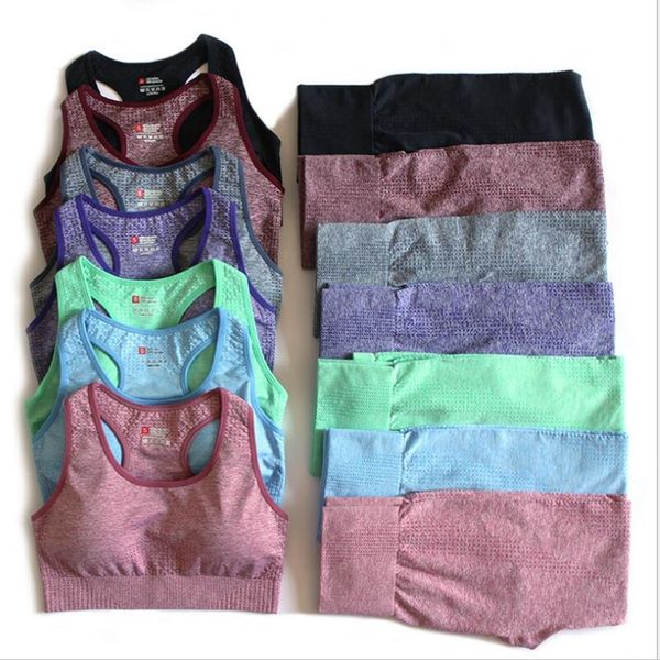 

новый цвет 2pcs бесшовные спортивные костюмы женщины йога наборы женский gym фитнес брюки спортивная одежда высокой талией спорт тренировки