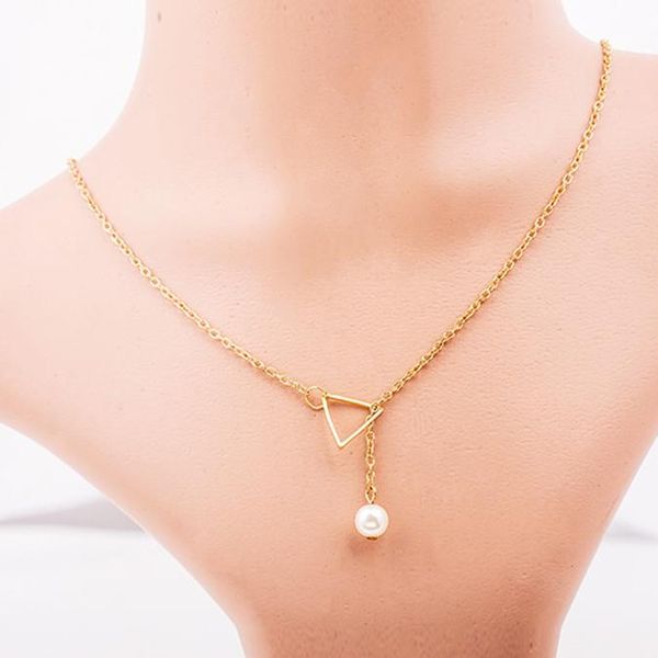 

pendant necklace women necklaces vintage choker pearl chain bohemia necklace ladies jewelry pendant collares de moda 2019 l0605, Silver
