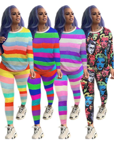 rainbow stripe tracksuit