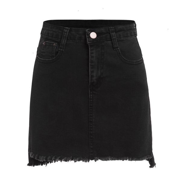 

denim skirt skirts for women autumn mini skirts casual plain black with pockets above knee denim bodycon skirt streetwear skirt