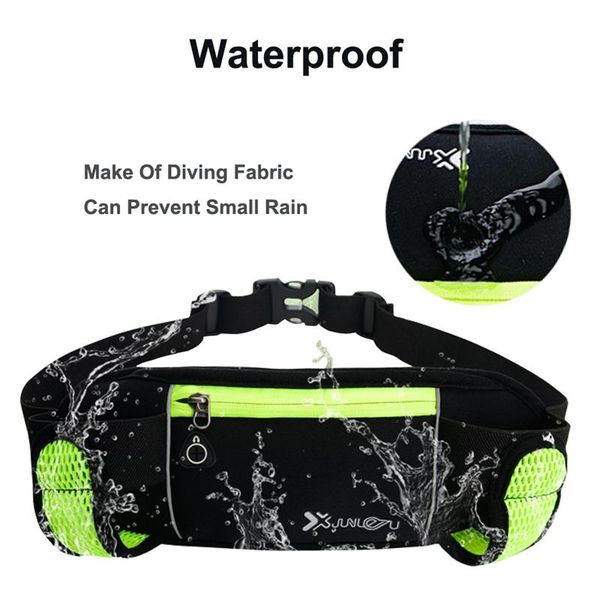 

outdoor sports pockets large-capacity running pockets breathable close-fitting bag multi-function kettle pockets outdoor ridin, Black;gray