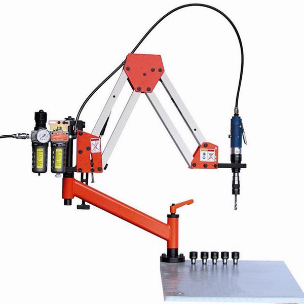 

m6-m24 universal type pneumatic tapping machine automatic pneumatic drilling machine air tapper tool with working reach 1900mm